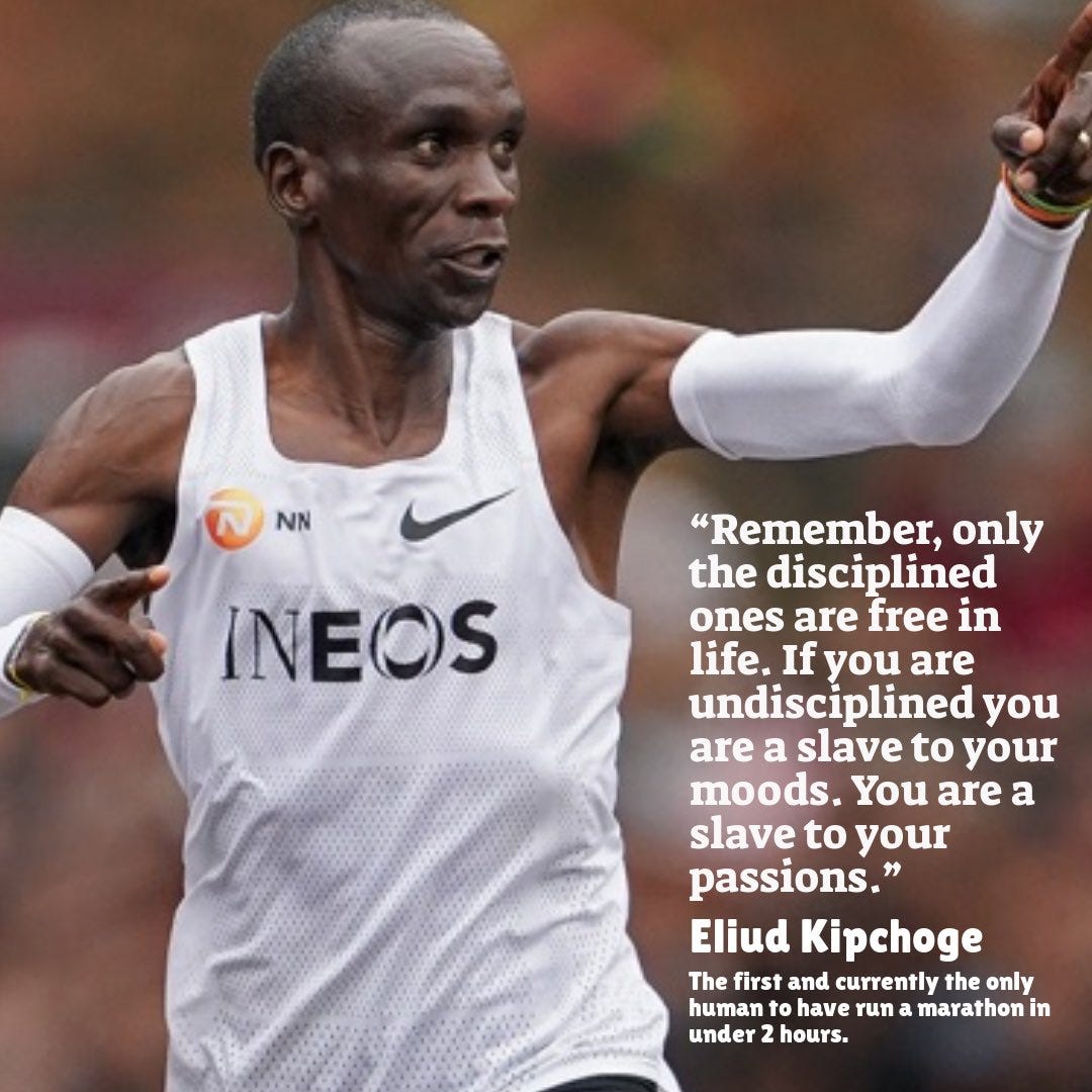 Hamza A. Tzortzis on Twitter: &quot;“Remember, only the disciplined ones are free  in life. If you are undisciplined you are a slave to your moods. You are a  slave to your passions.” -