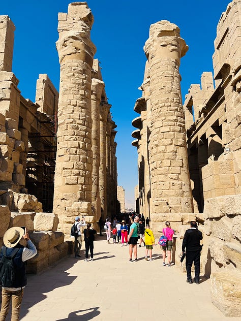 The Great Hypostyle Hall at Karnak, Egypt