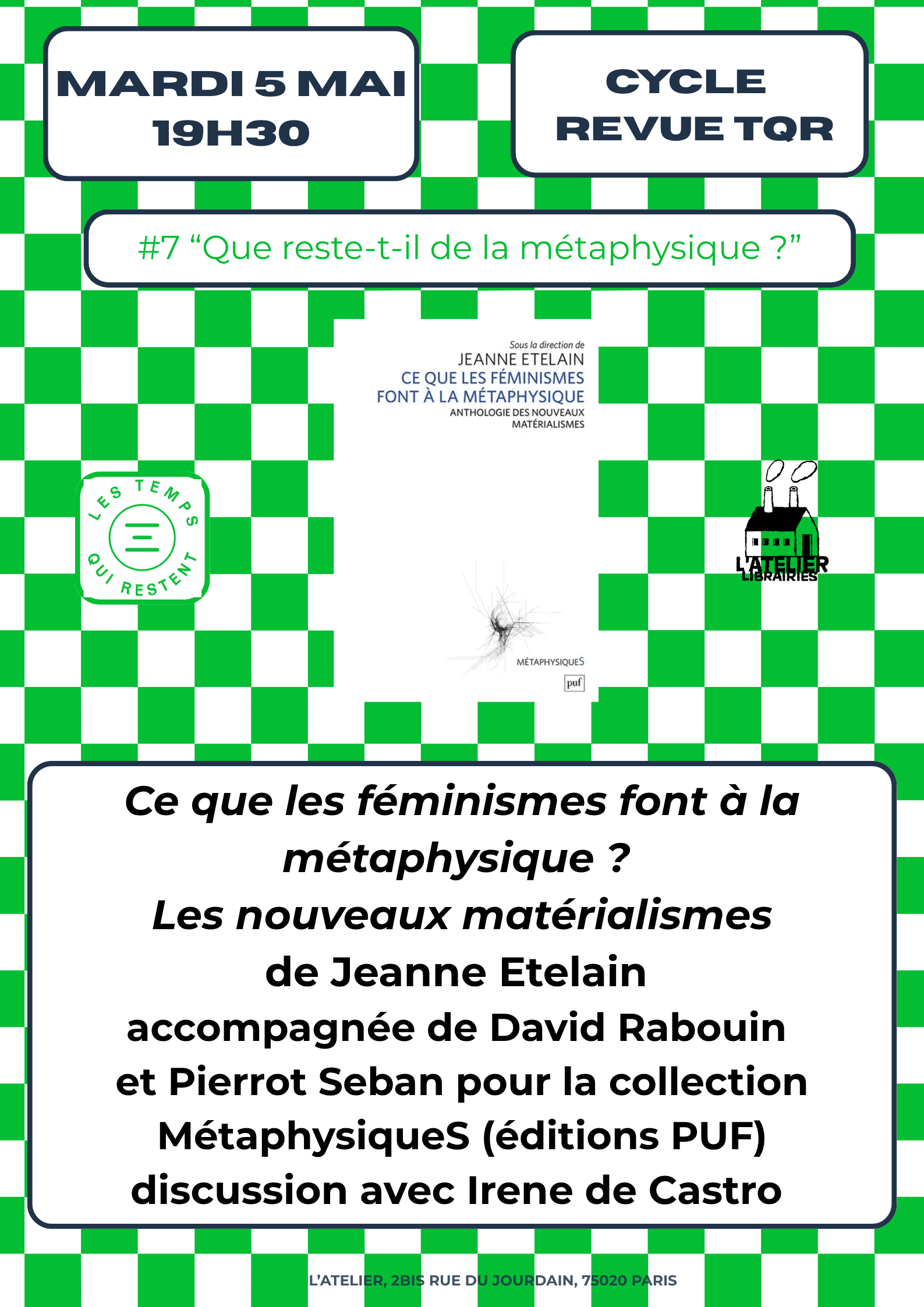 Ce mardi 5 mai, apprenez ce qu'il reste de la métaphysique