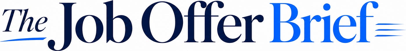 The Job Offer Brief