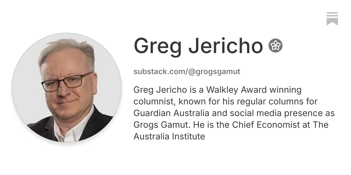 Greg Jericho | Substack