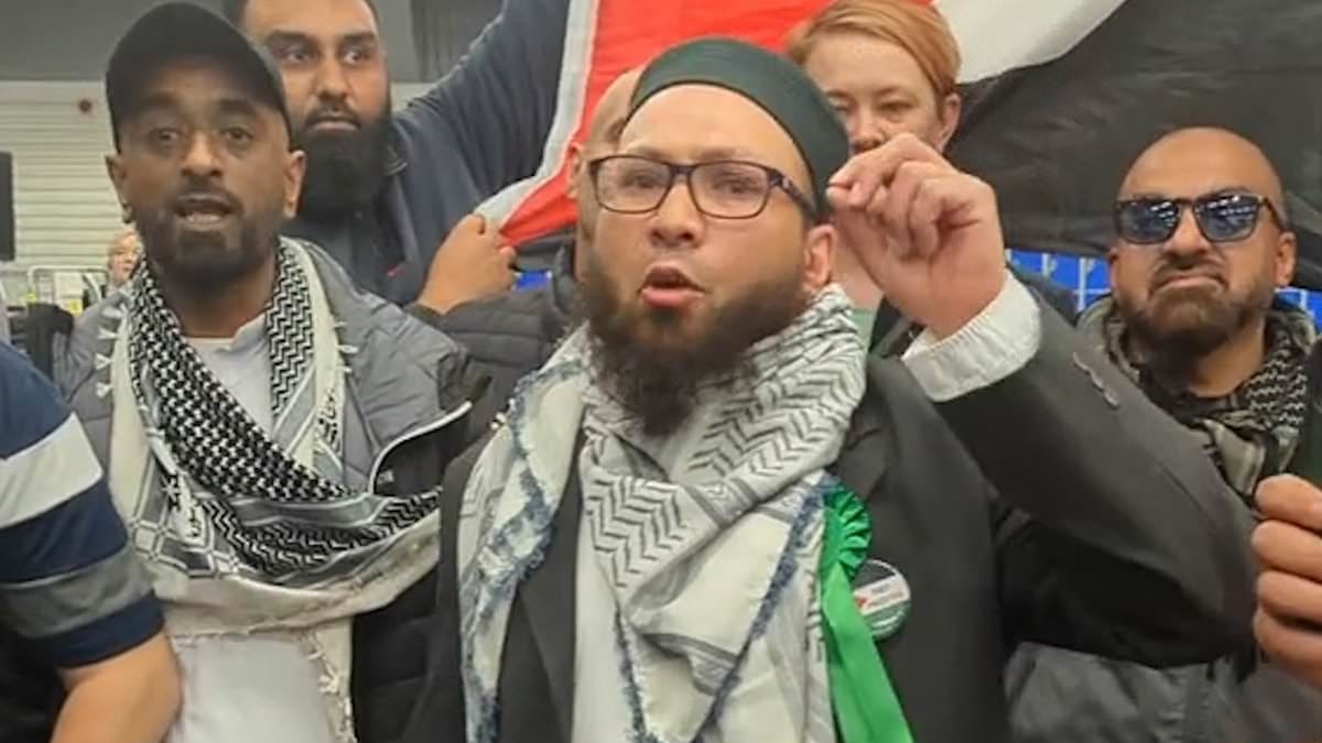 Daily Mail Online on X: "Moment Green Party councillor shouts 'Allahu Akbar'  after being elected in Leeds - as he declares his victory 'a win for the  people of Gaza' https://t.co/Q7IL9B74Fx https://t.co/s572Mr96Gk" /