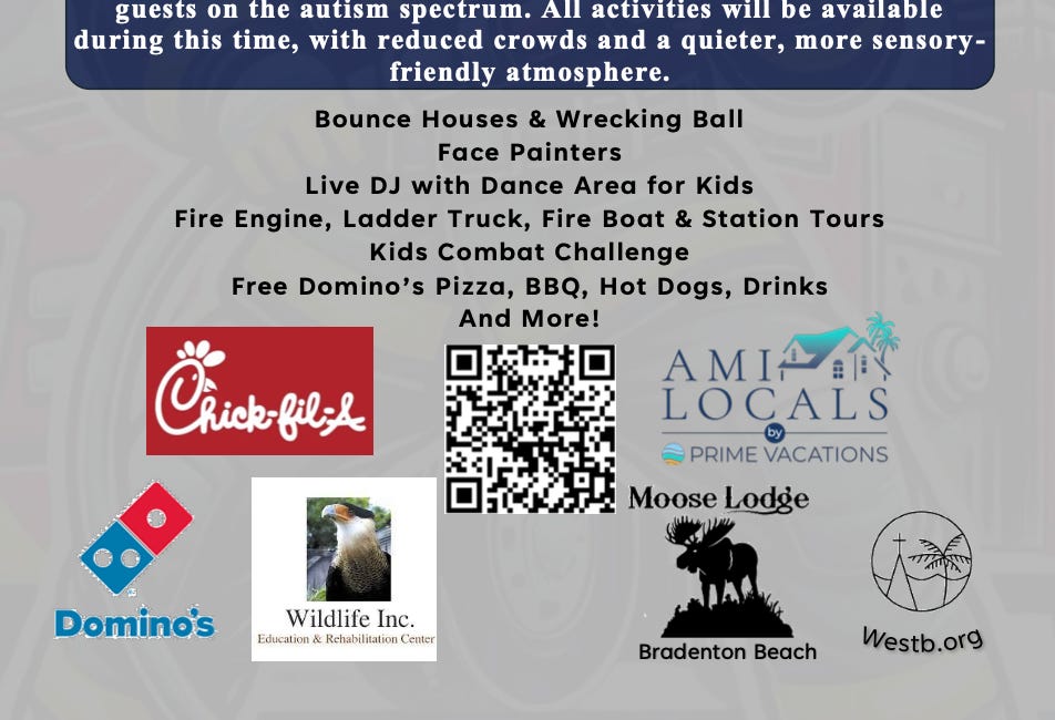 West Manatee Fire Rescue to Host Family-Friendly Open House With Sensory-Safe Hour
