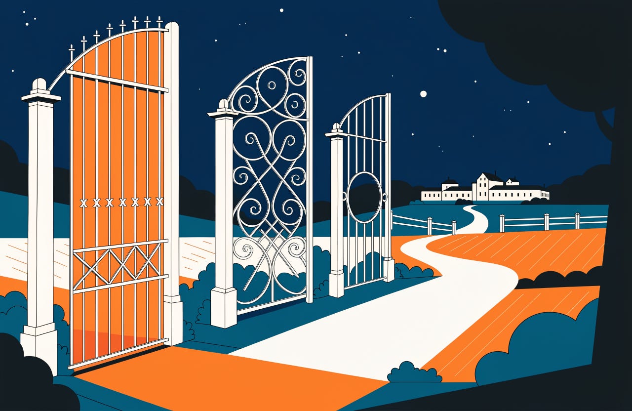 Three gates. One is already open — if you know which.