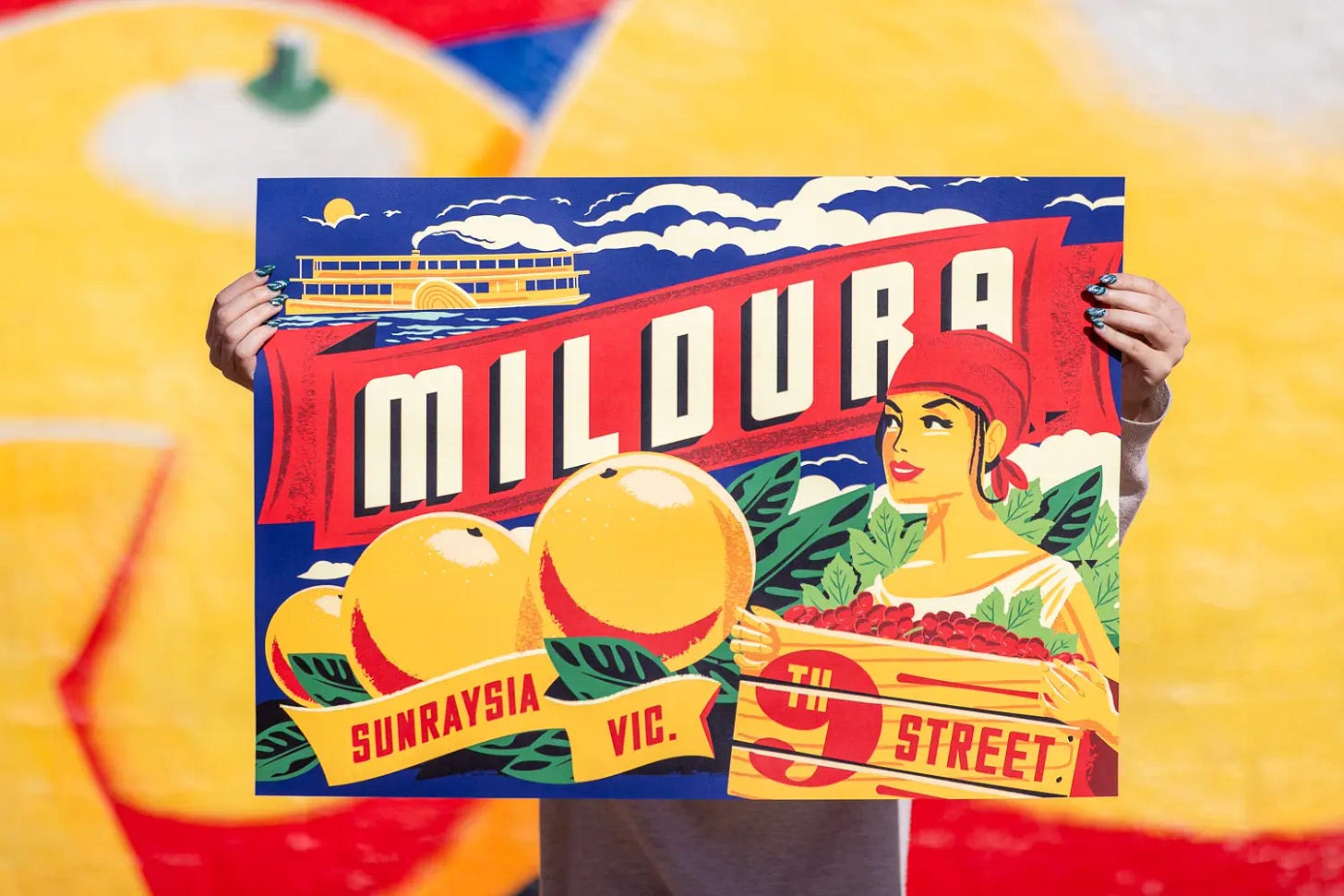 'Mildura' Poster - Mildura City Heart 'Mildura' Poster - Mildura City Heart