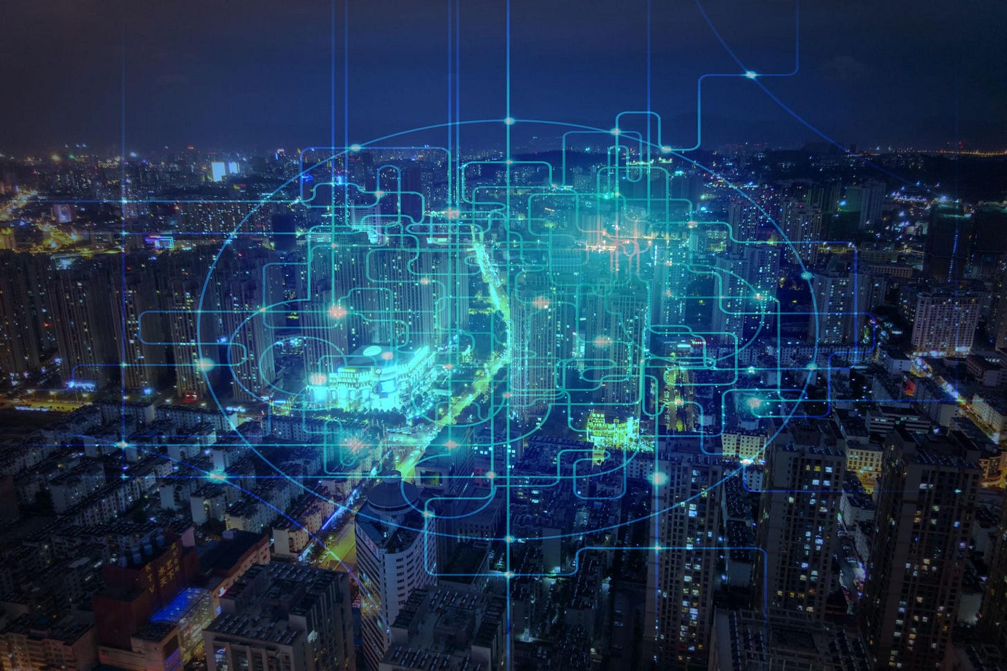 Smart city with modern science and technology
