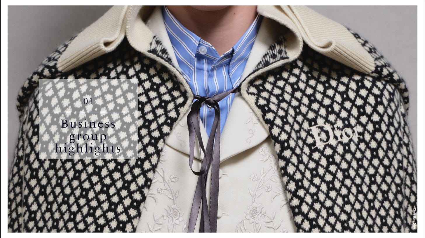 LVMH louis vuitton dior fashion consulting new york paris london bain mckinsey bcg