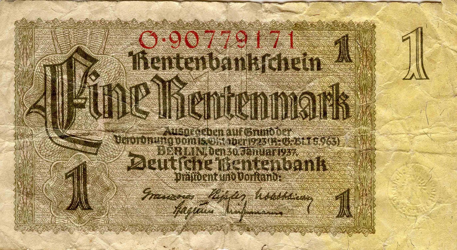 Rentenmark - Wikipedia Rentenmark - Wikipedia