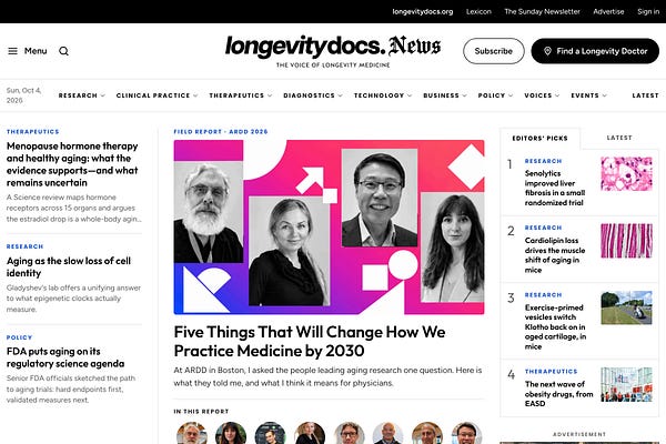 The longevitydocs™ Newsletter | Dr. David Luu | Substack