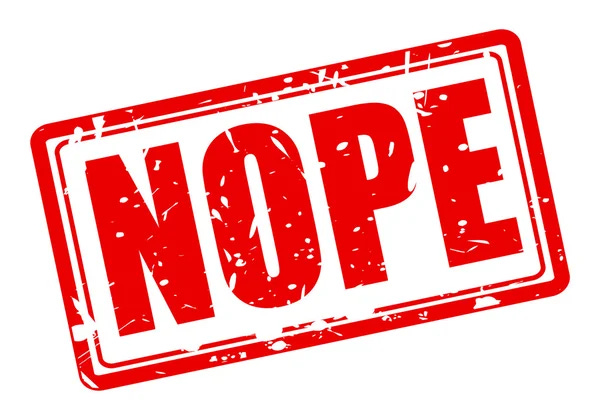 Nope Vector Art Stock Images | Depositphotos
