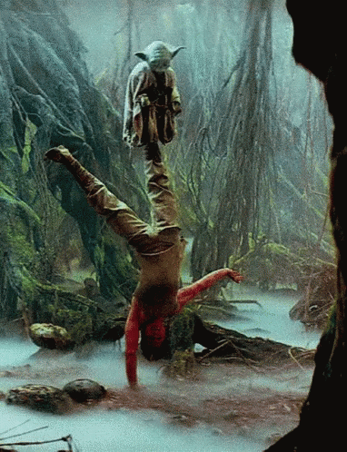 Young Padawan Luke GIF - YoungPadawan Luke Balance - Descubre & Comparte  GIFs