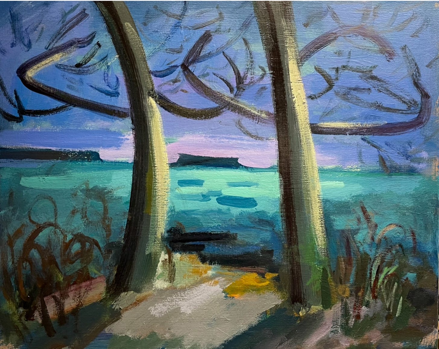Dancing Trees – MacWorth Island by Brian Emerson