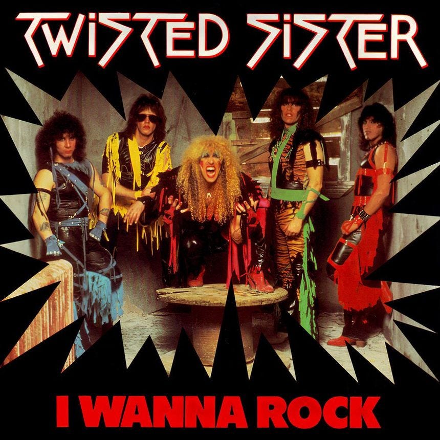 Rock & Pop, Rock N Roll, Album Cover Art, Album Covers, 80s Metal Bands, Rock Band Posters, Twisted Sister, Heavy Metal Music, Music Covers