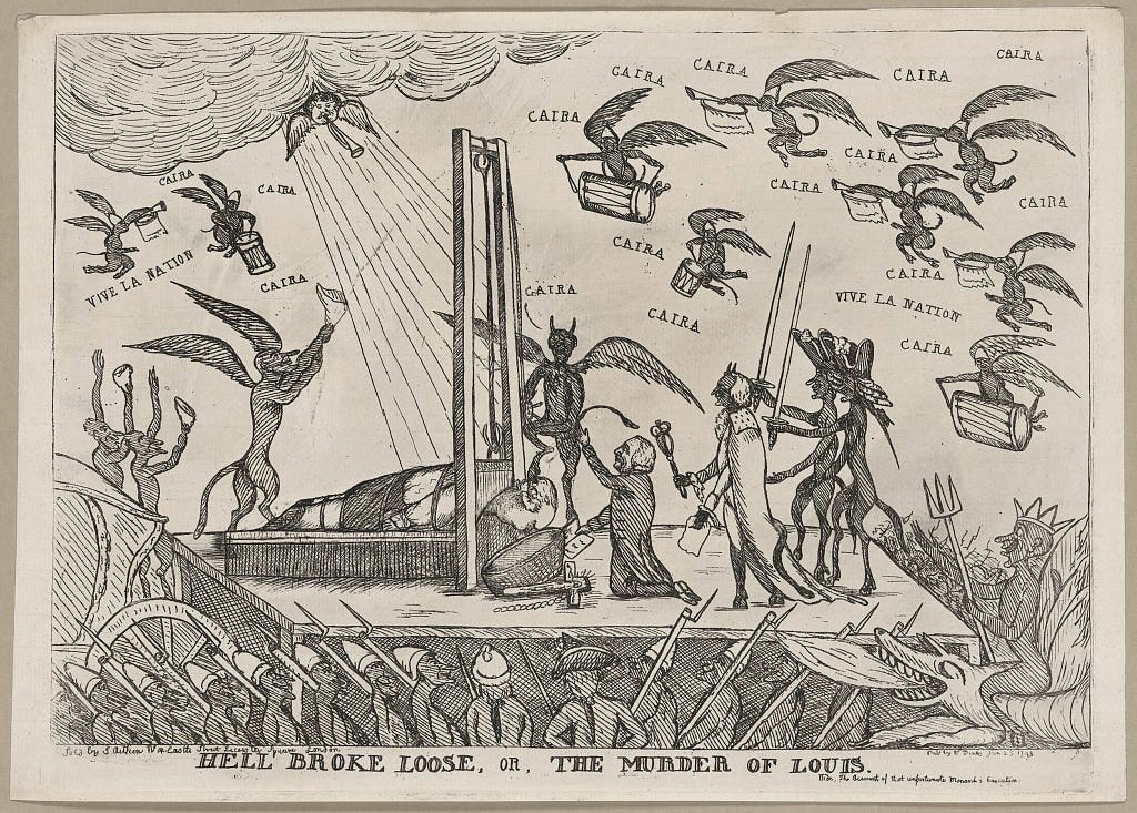 illustration execution guillotine Louis XVI
