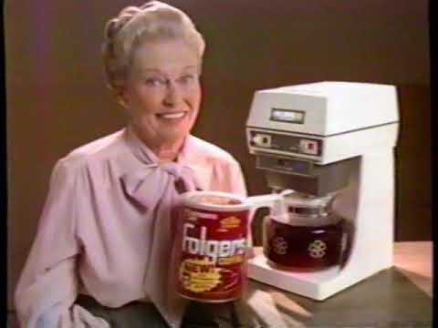 1982 Folgers Automatic Drip Coffee "Mrs Olson and Mr Coffee Approved" TV Commercial - YouTube 1982 Folgers Automatic Drip Coffee "Mrs Olson and Mr Coffee Approved" TV Commercial - YouTube