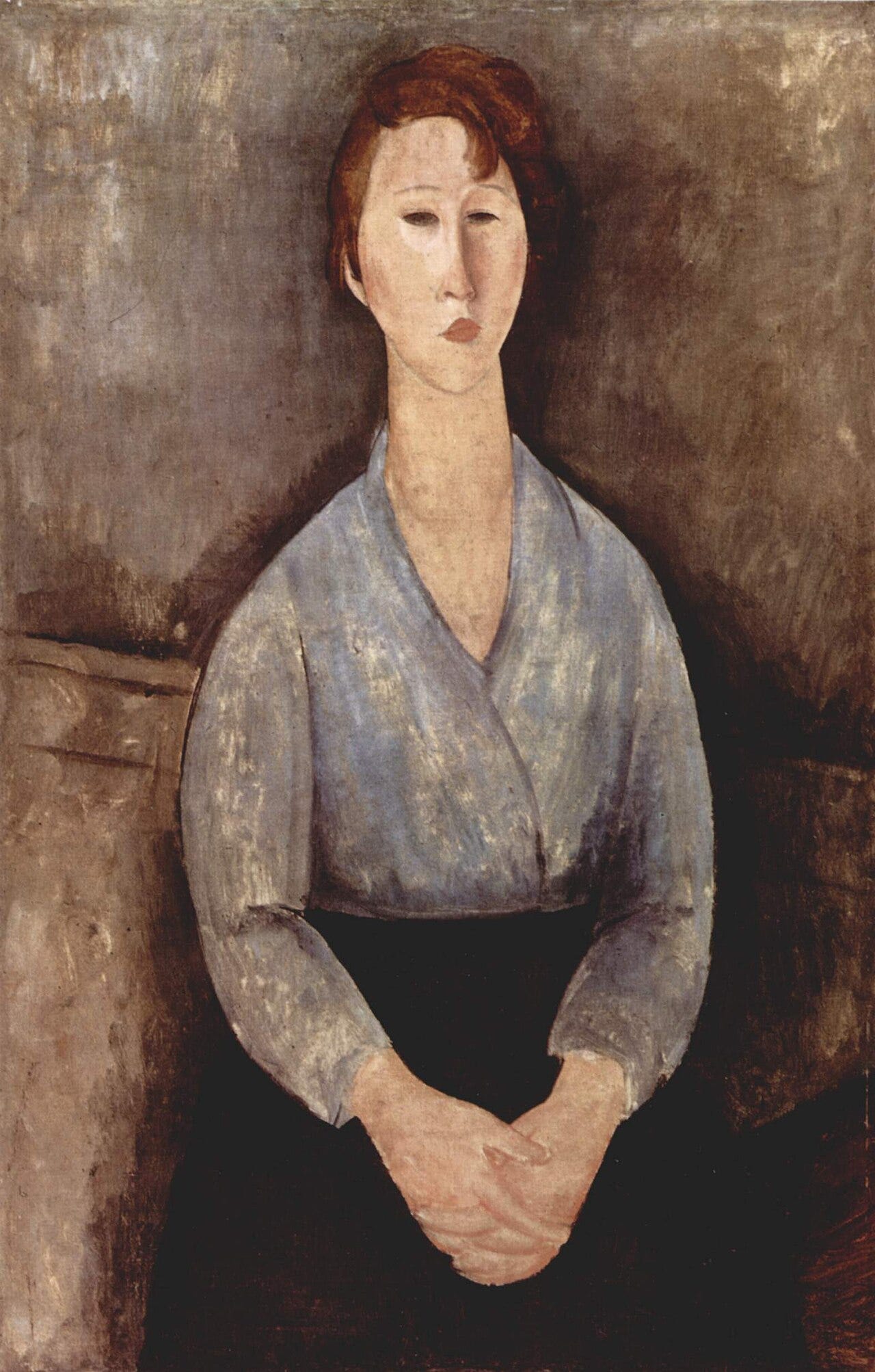 Modigliani portrait of a young woman Modigliani portrait of a young woman