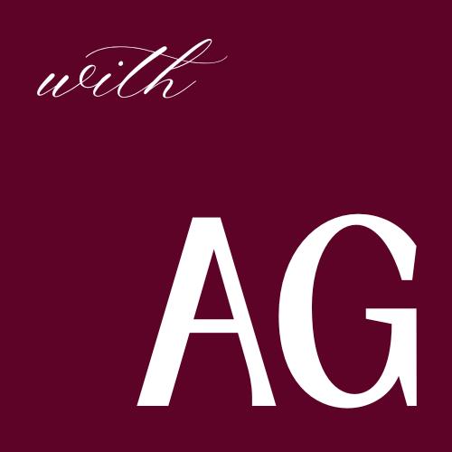 with Amber Grimes logo