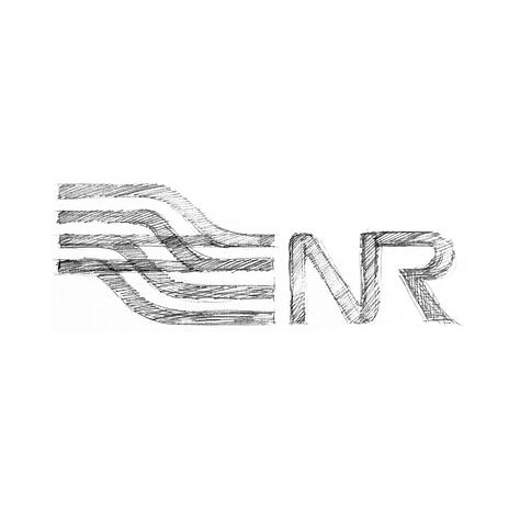 Yoji Yamamoto's 1987 logo concepts for Japan Railways.