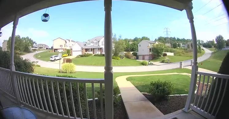 Moment Plum house explodes caught on Ring doorbell video