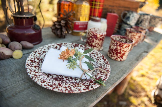Splatter Dinner Plates, Set of 4