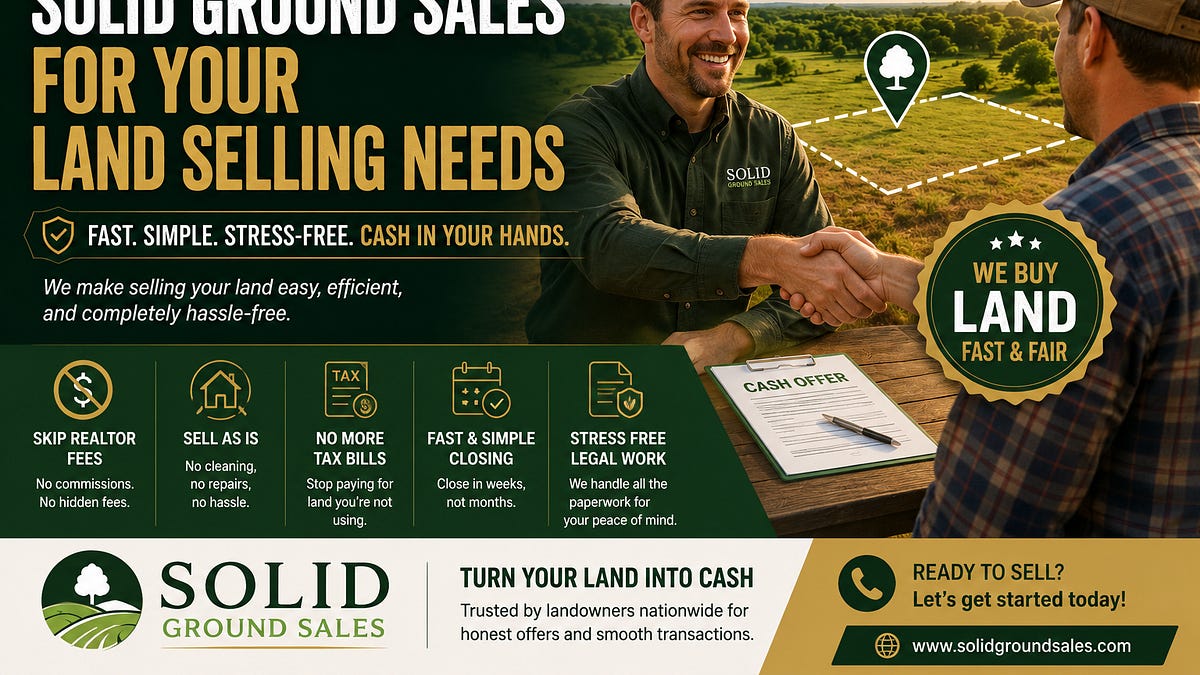Why Choose Solid Ground Sales for Your Land Sellin