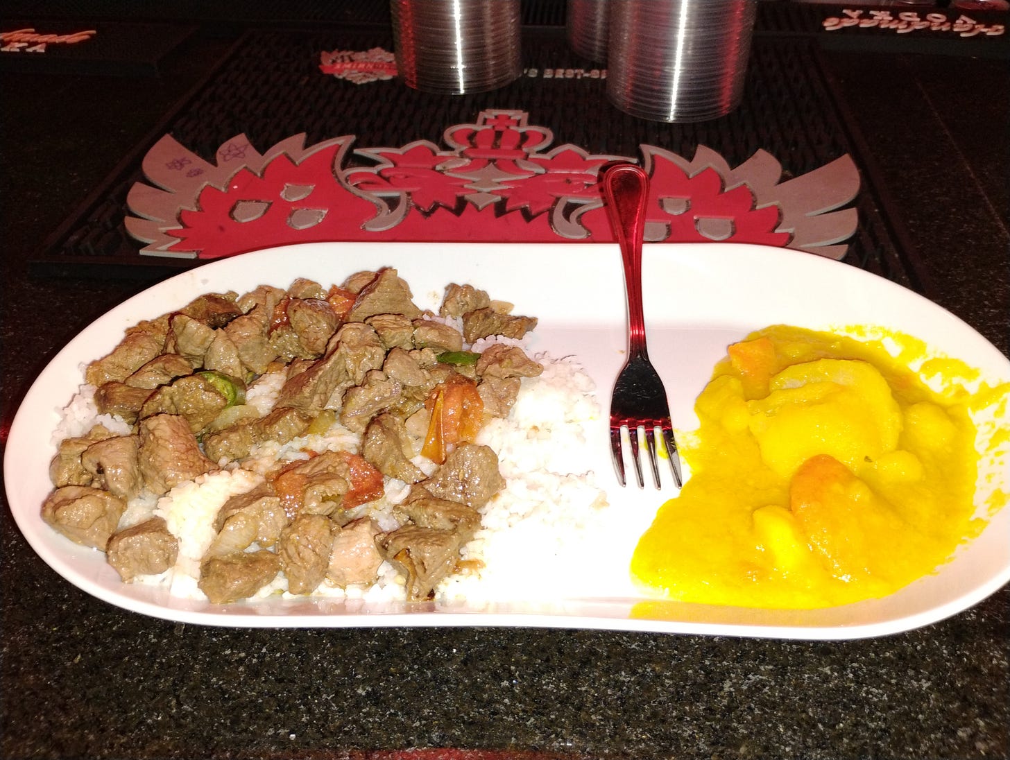 Ye-beg Tibs with rice