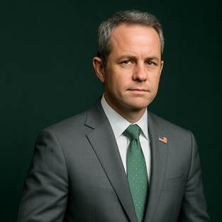 A person in a suit and tie

AI-generated content may be incorrect.