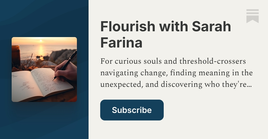 Flourish with Sarah Farina | Substack