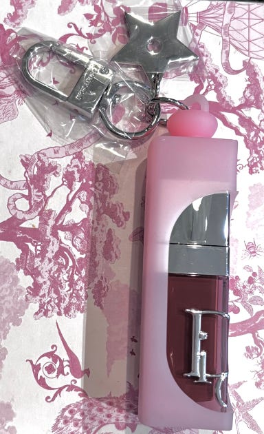 Dior Lip Glow Oil key chain 
