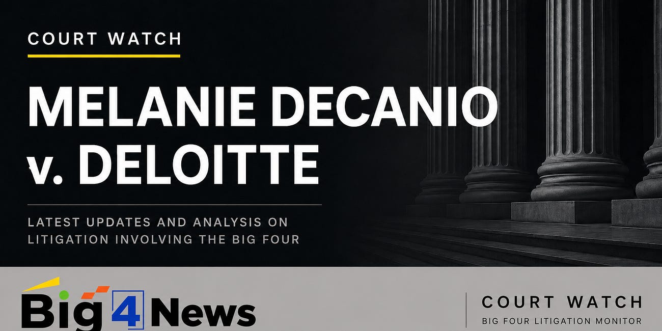 Former Deloitte Auditor Sues Deloitte, Alleging She Was Fired After Sexual Harassment Report