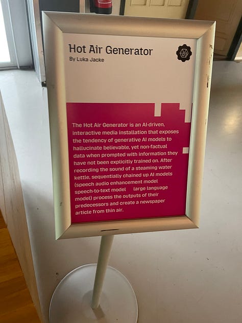 Impressions from MozFest 2024 in Amsterdam. Pictures from plenum discussions and an art installation.