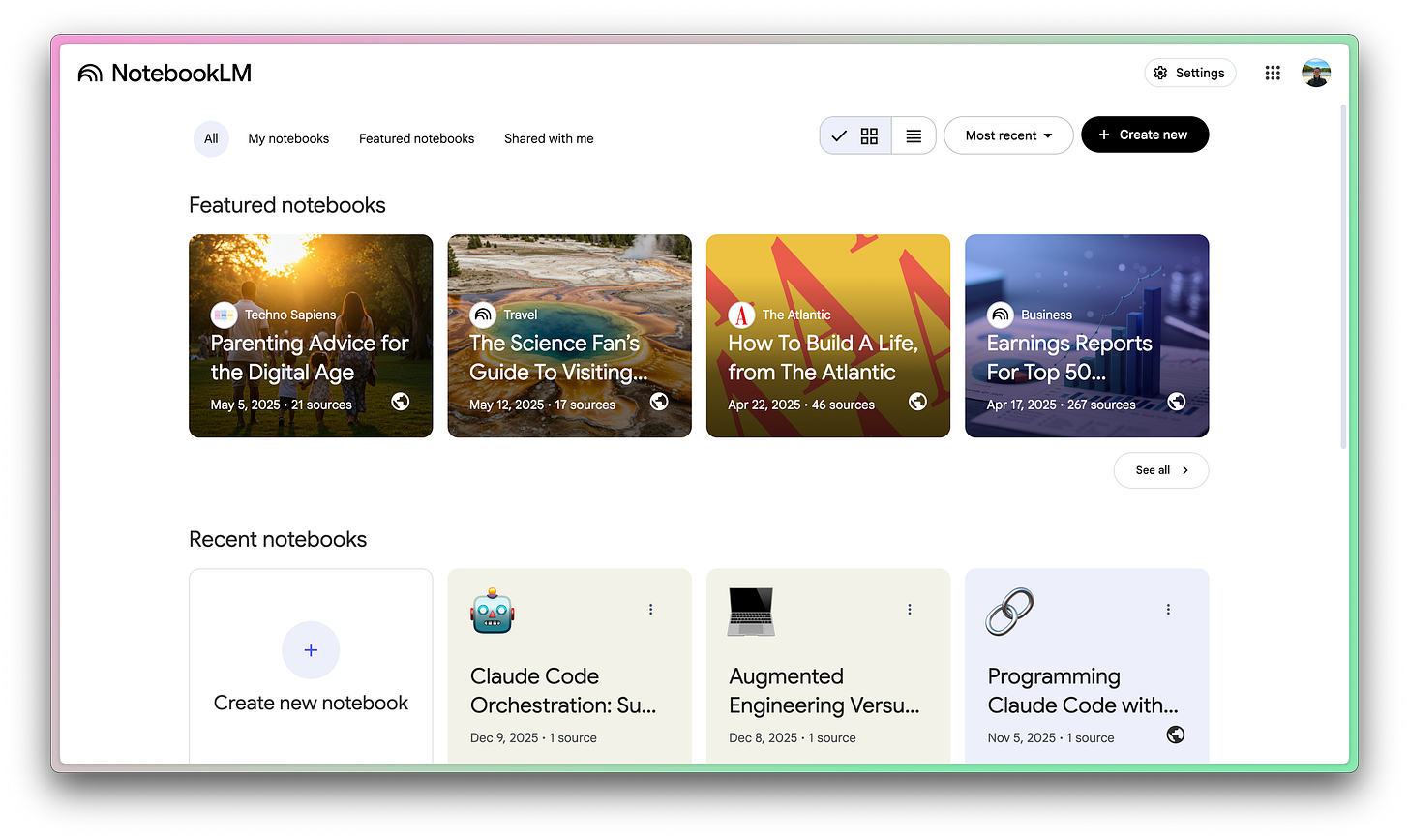 A good NotebookLM tutorial starts with a new notebook
