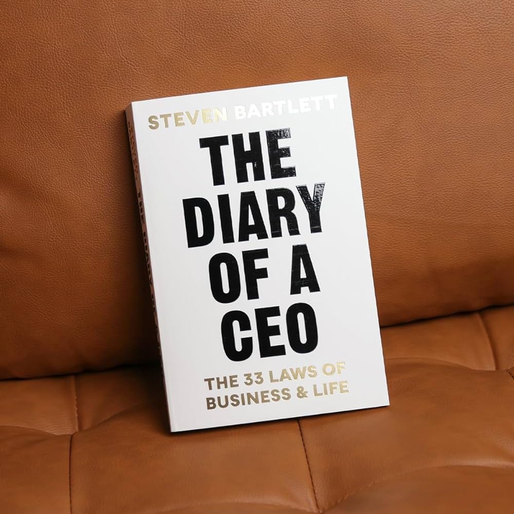The Diary of a CEO: The 33 Laws of Business and Life : Bartlett, Steven:  Amazon.pl: Książki