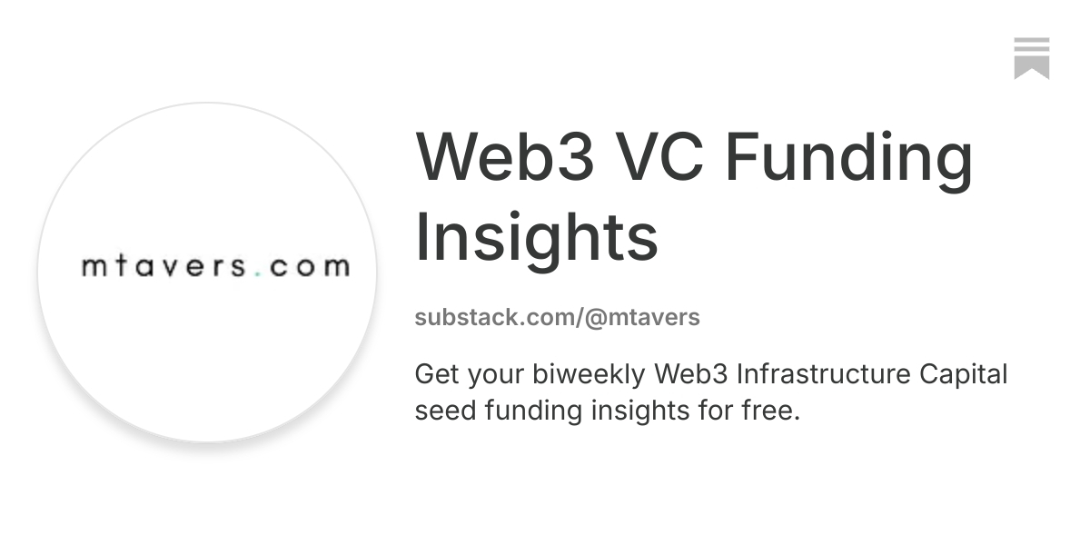 Web3 VC Funding Insights | Substack