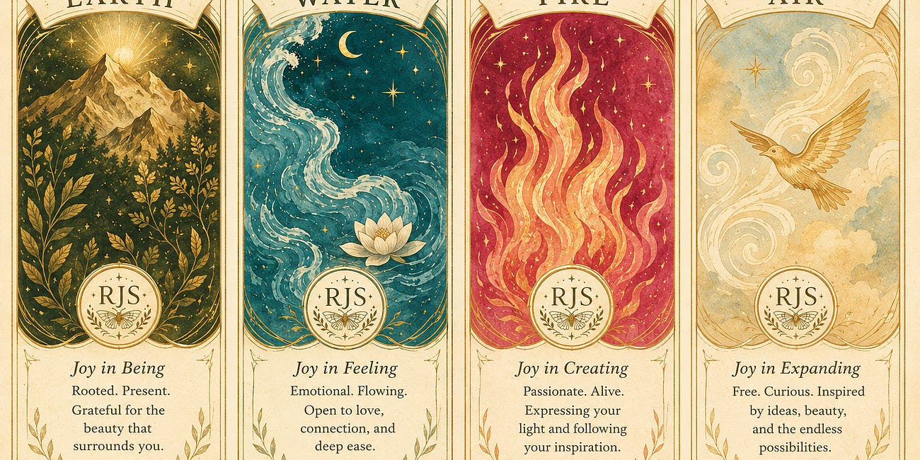 The Elemental Compass of Joy