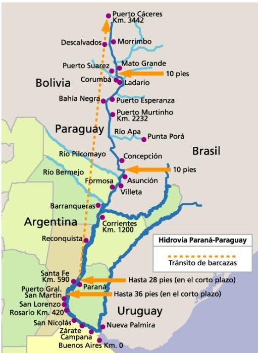 De la Hidrovía al Paraná: El futuro de la navegación interna ...