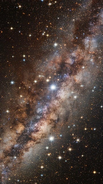 Free ai generated milky way stars illustration