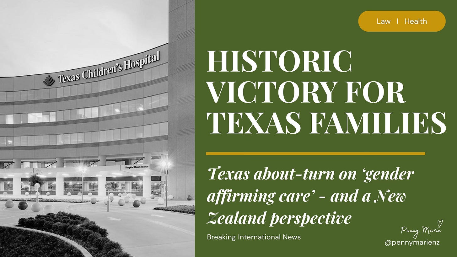 Historic Victory for Texas Parents: Gender affirming care reversal