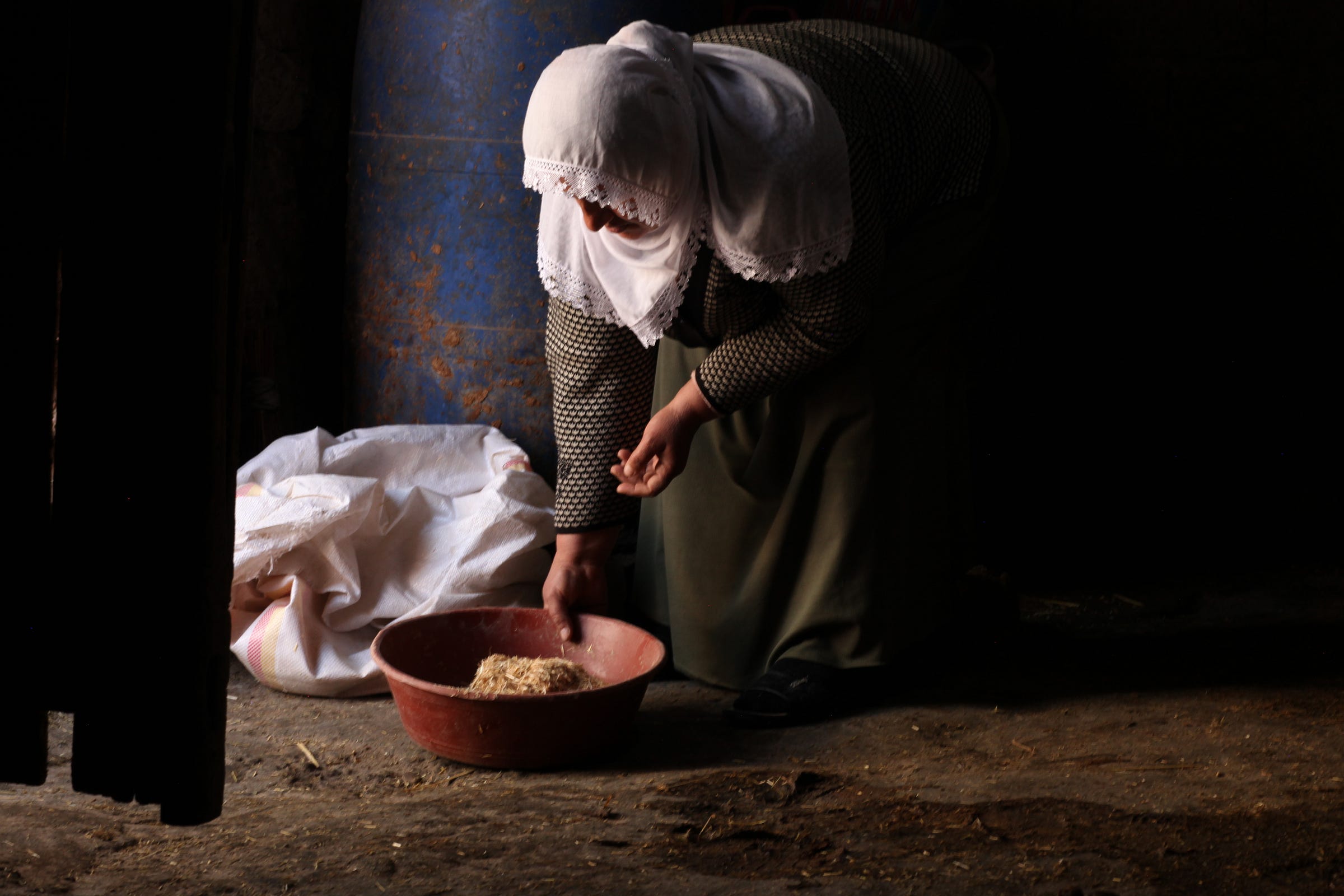 Thanks to her loan, Neriman was able to purchase livestock. She uses the milk from her cows to feed her children as well as selling it, and uses the proceeds of the sales to buy food and other necessities. Thanks to her loan, Neriman was able to purchase livestock. She uses the milk from her cows to feed her children as well as selling it, and uses the proceeds of the sales to buy food and other necessities.