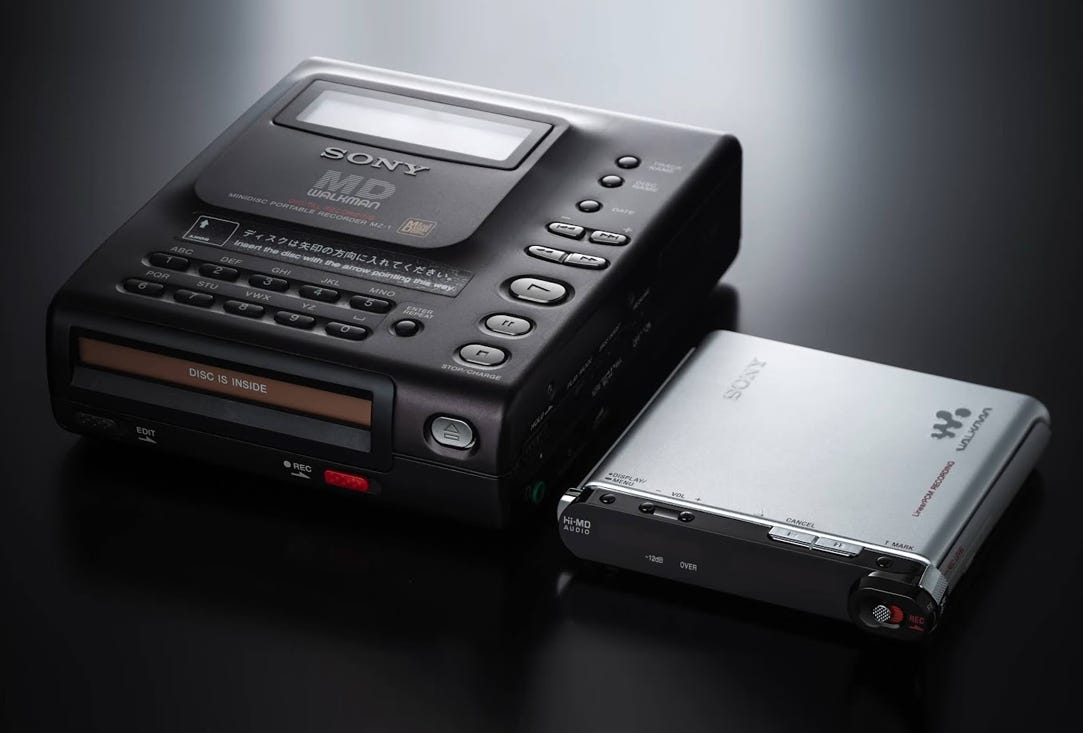 [希少]SONY MD WALKMAN MDプレーヤー Sony Psyc Net MD Walkman - Digital Music Player - Gray (MZ