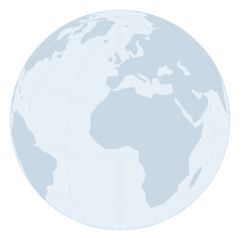 Animated spinning globe