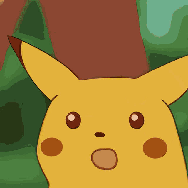 a close up of a pikachu with its mouth open a close up of a pikachu with its mouth open