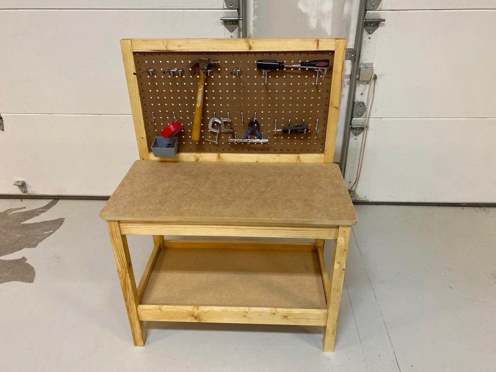 Finished workbench