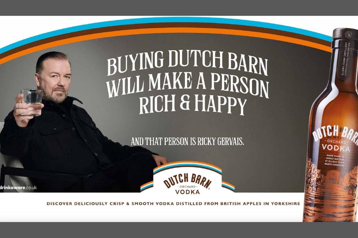 Dutch Barn Vodka brand relaunch ad 'declined' by Transport for London