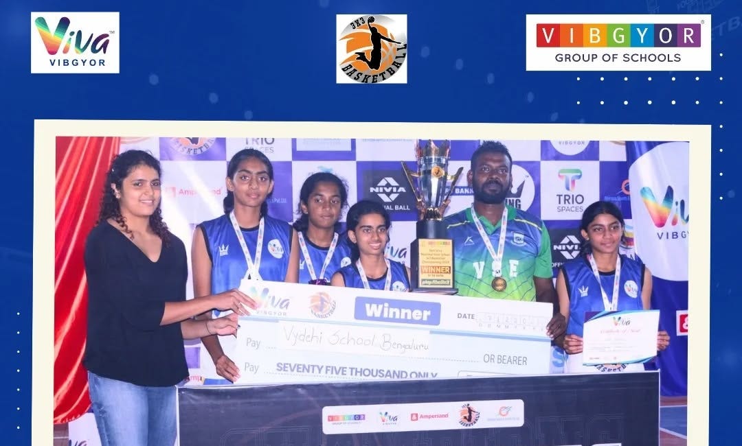 VIBGYOR VIVA 16: Bengaluru Teams Clinch Top Honours at All-India Inter-School Basketball Championship 2024