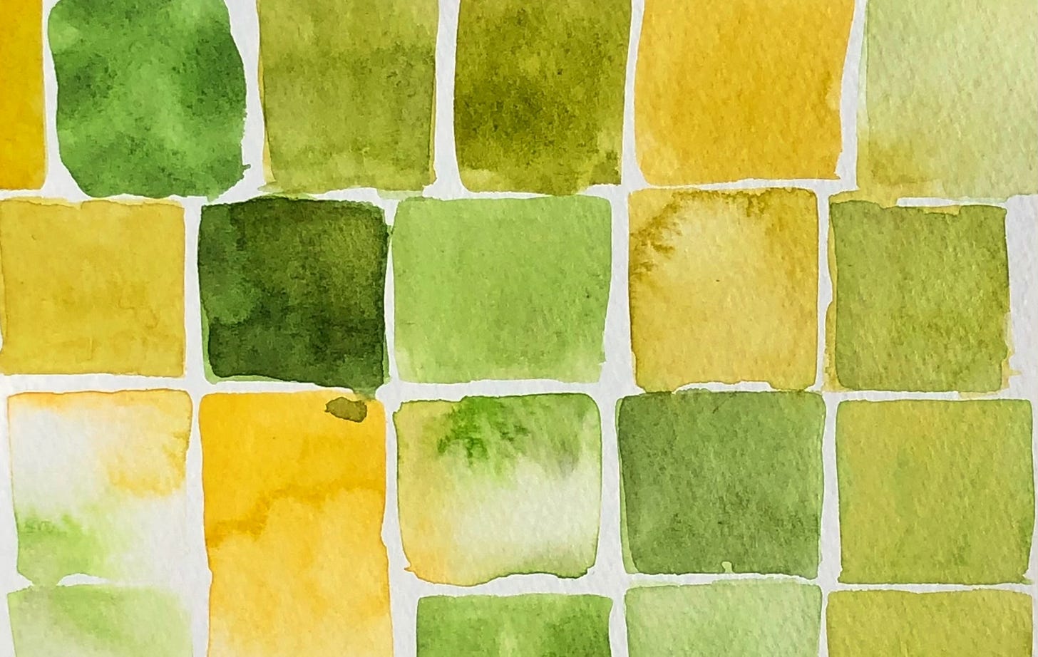 watercolor swatching