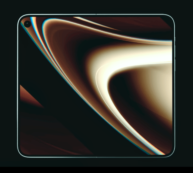 D render claiming to depict Apple's first foldable iPhone (image: Jon Prosser)