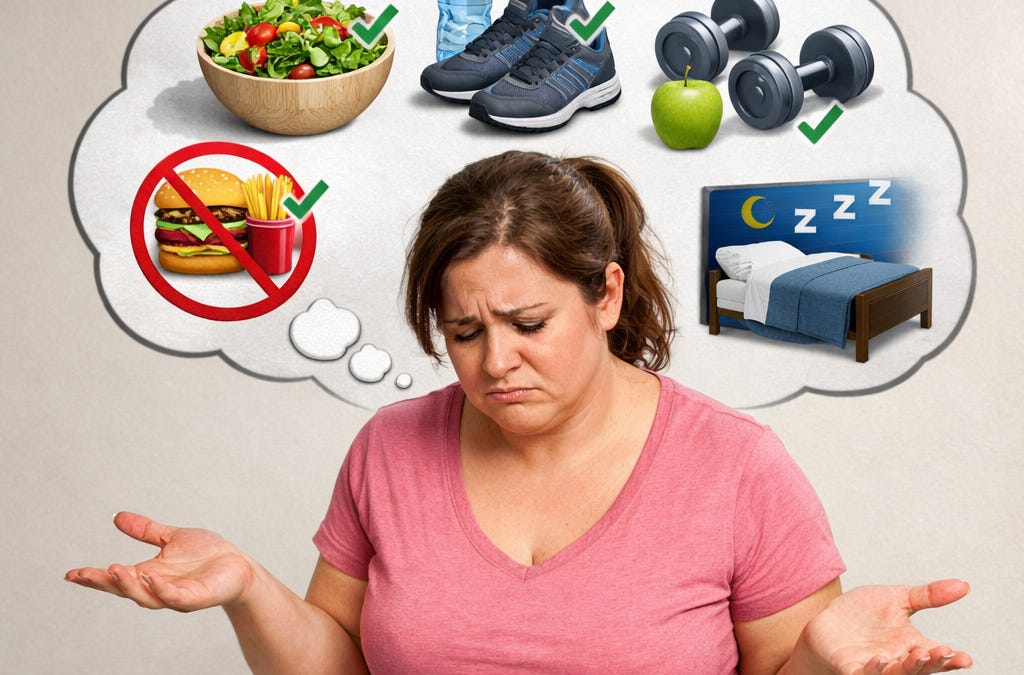 Why Your Body Isn’t Letting Go — Even When You’re Doing Everything Right