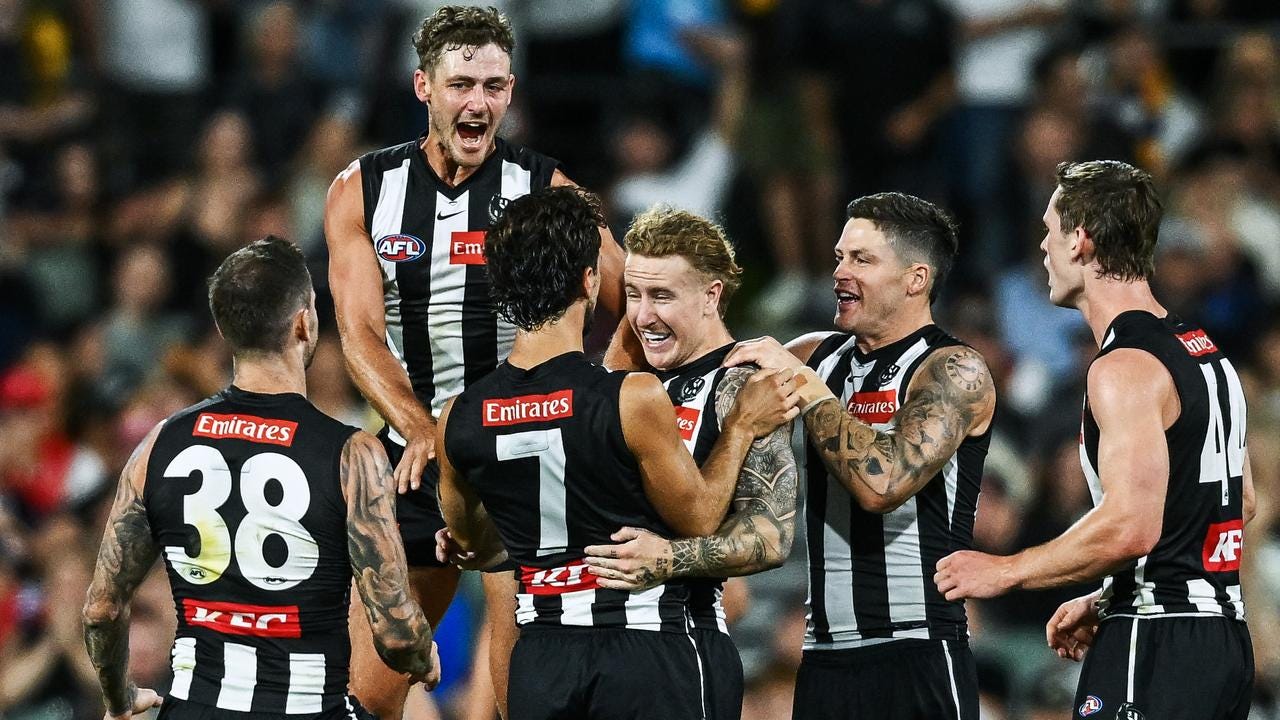 AFL 2025, Collingwood Magpies defeat Sydney Swans, Round 5 Gather Round |  Result, final scores, match report, who won, stats, injuries, who is Ned  Long, latest news