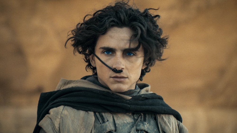 Timothée Chalamet as Paul Atreides in Dune: Part Two